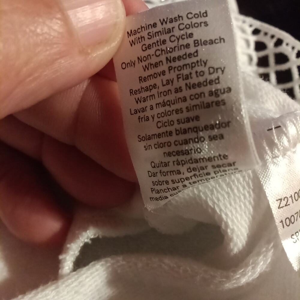 Venus Overall Skirt Lace Hem Sz. Med. Festival Boho Cottage core - Picture 4 of 7